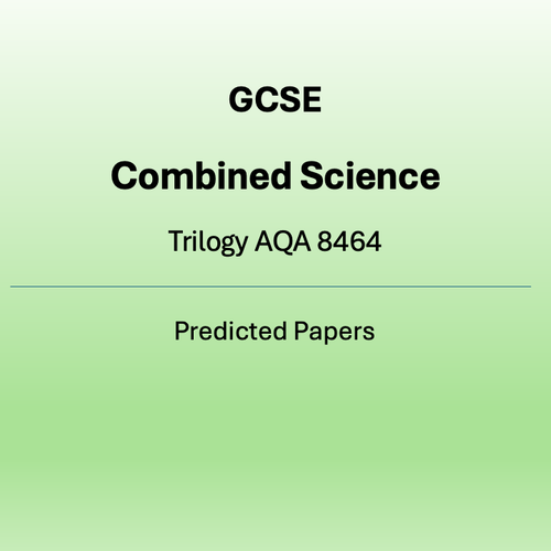2027 GCSE Combined Science Trilogy AQA 8464 Predicted Papers Cover Graphic