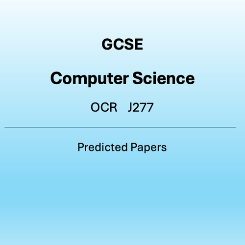 2027 GCSE Computer Science OCR J277 Predicted Papers Cover Graphic
