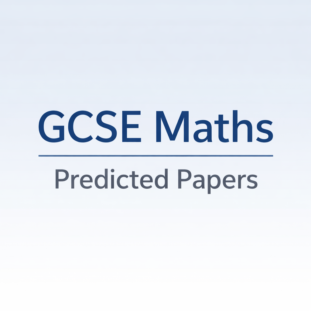2026 GCSE Maths Predicted Papers 1-3